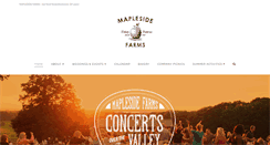 Desktop Screenshot of mapleside.com