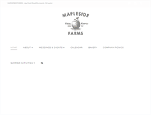 Tablet Screenshot of mapleside.com